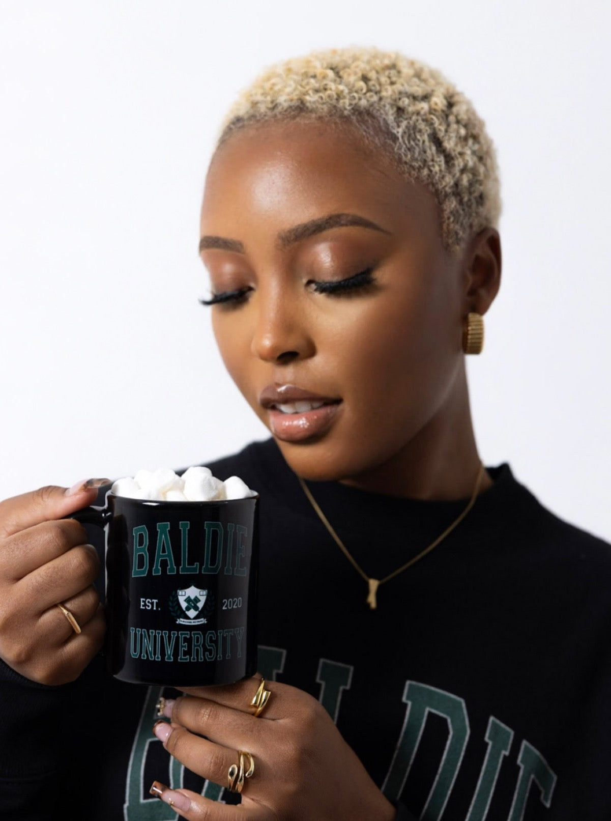 Baldie University Mug (White)