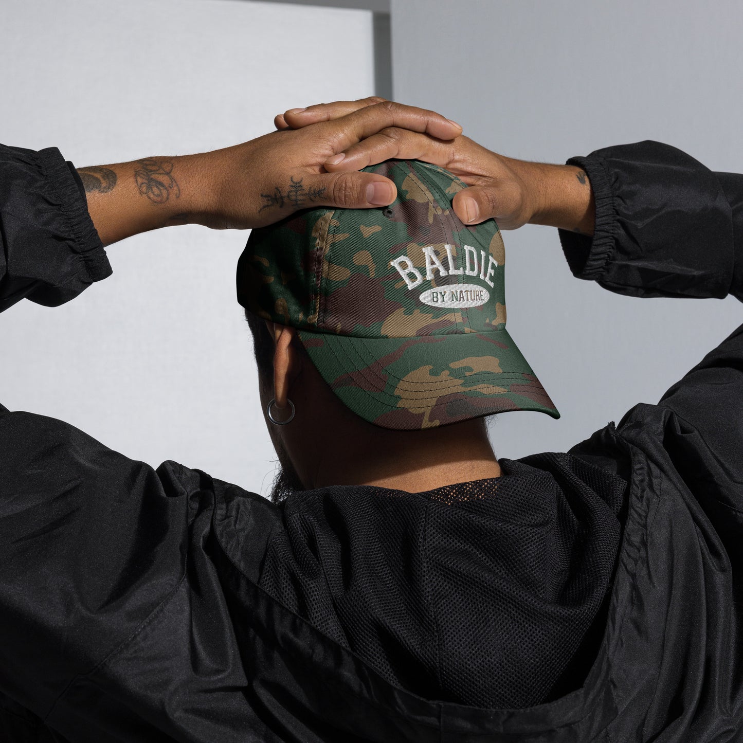 Baldie by Nature Dad Hat