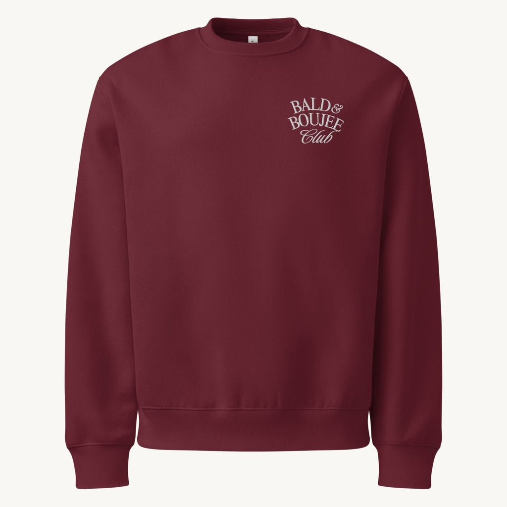 Bald & Boujee Club Embroidered Crewneck