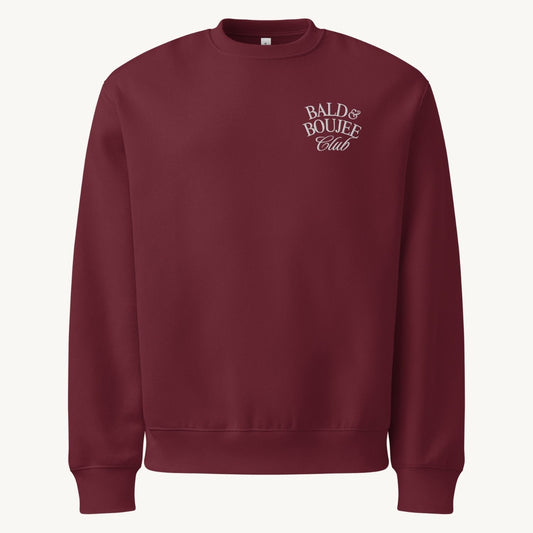 Bald & Boujee Club Embroidered Crewneck