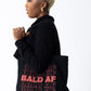 Bald AF Grocery Tote Bag