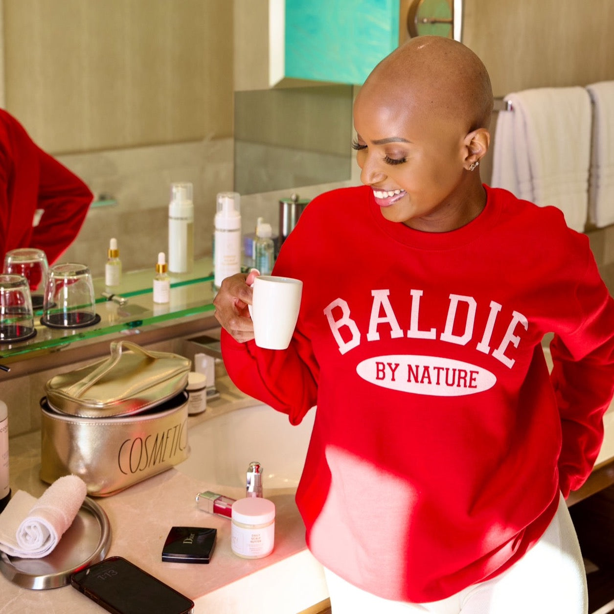 Baldie by Nature Crewneck