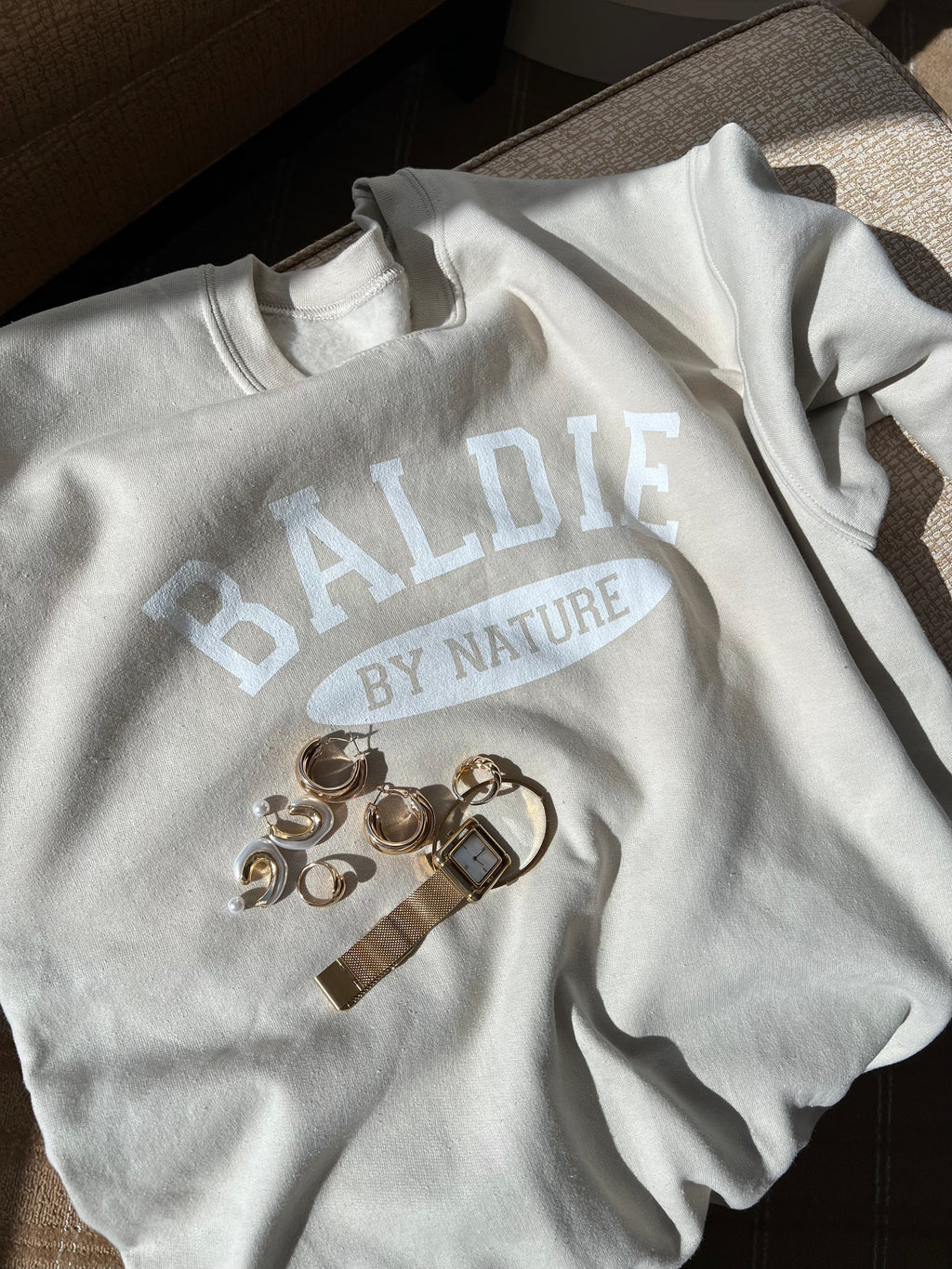 Baldie by Nature Crewneck