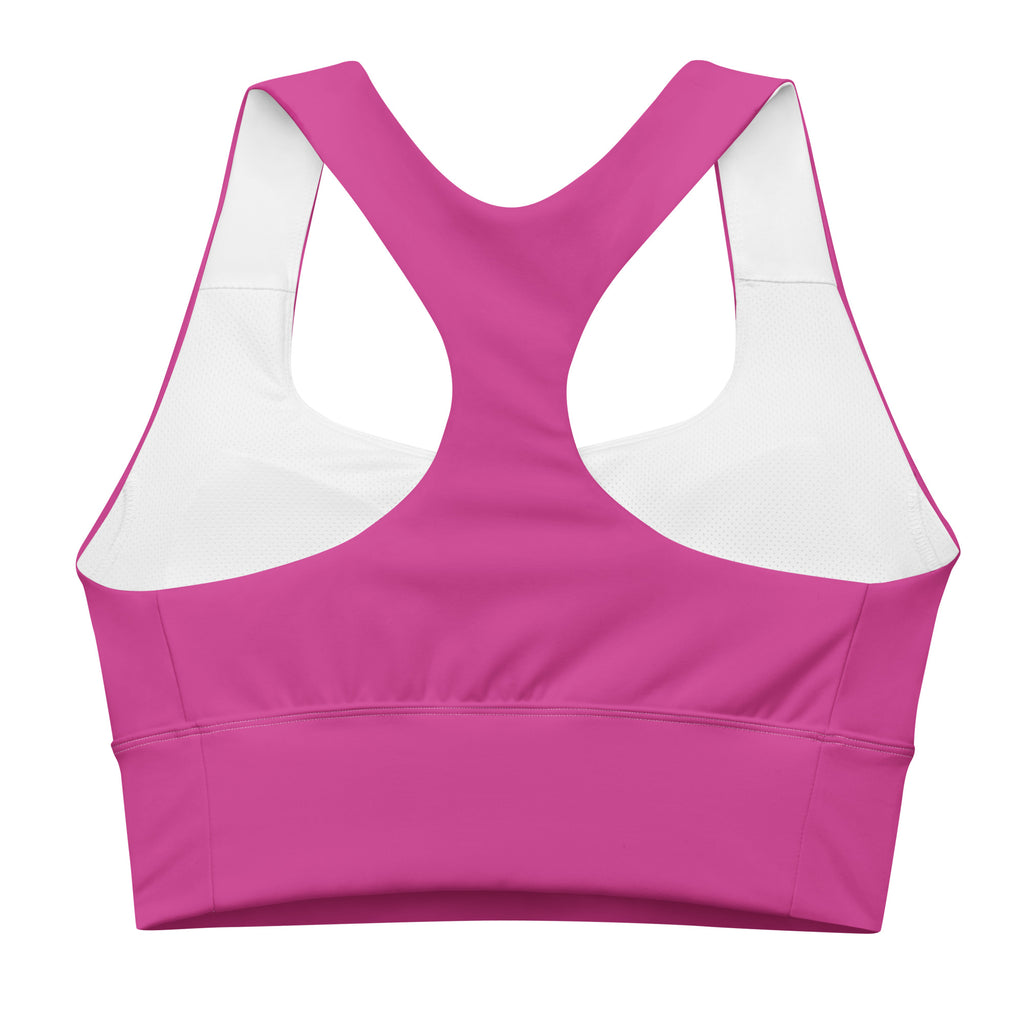 Baldie World Pink Sports Bra