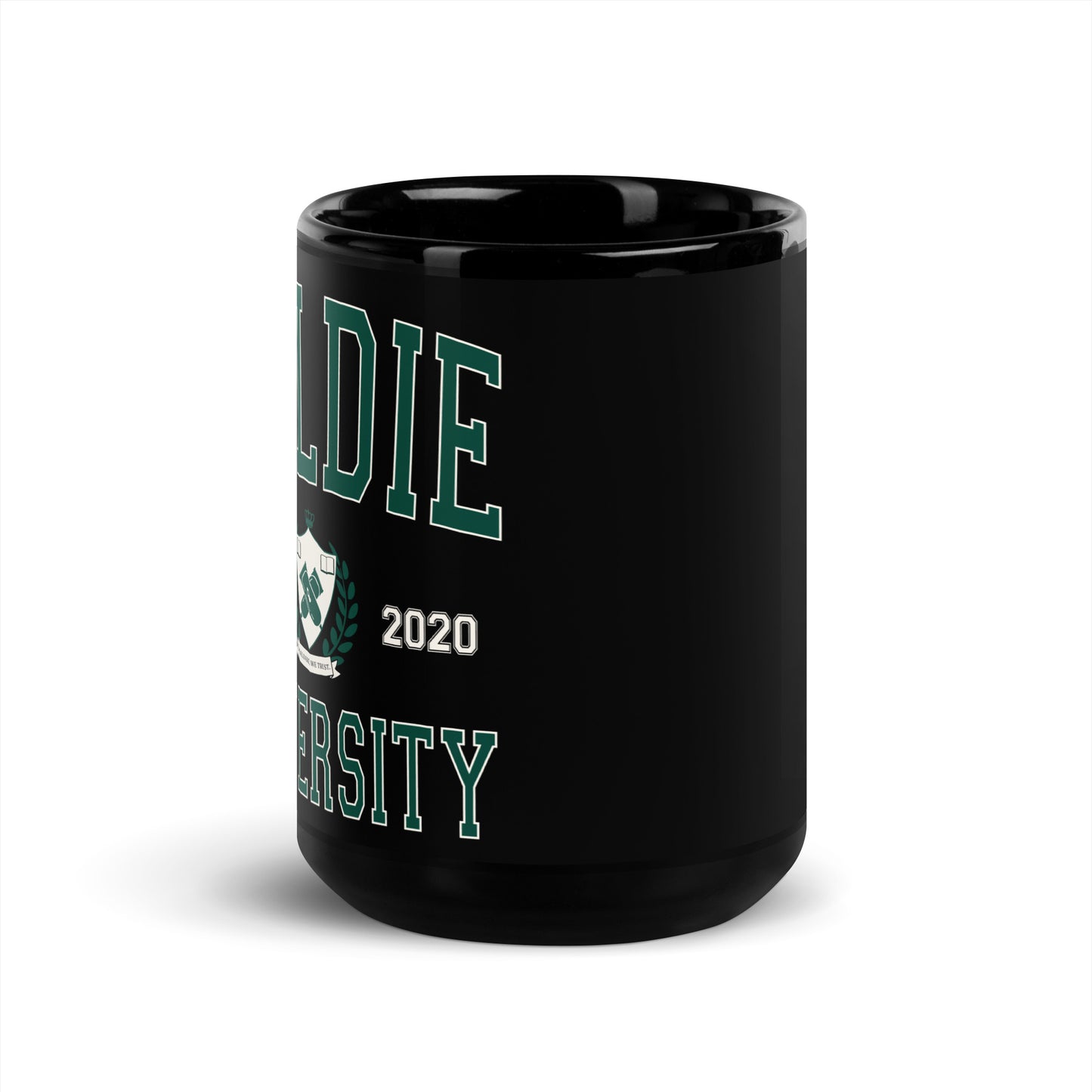 Baldie University Mug (Black)