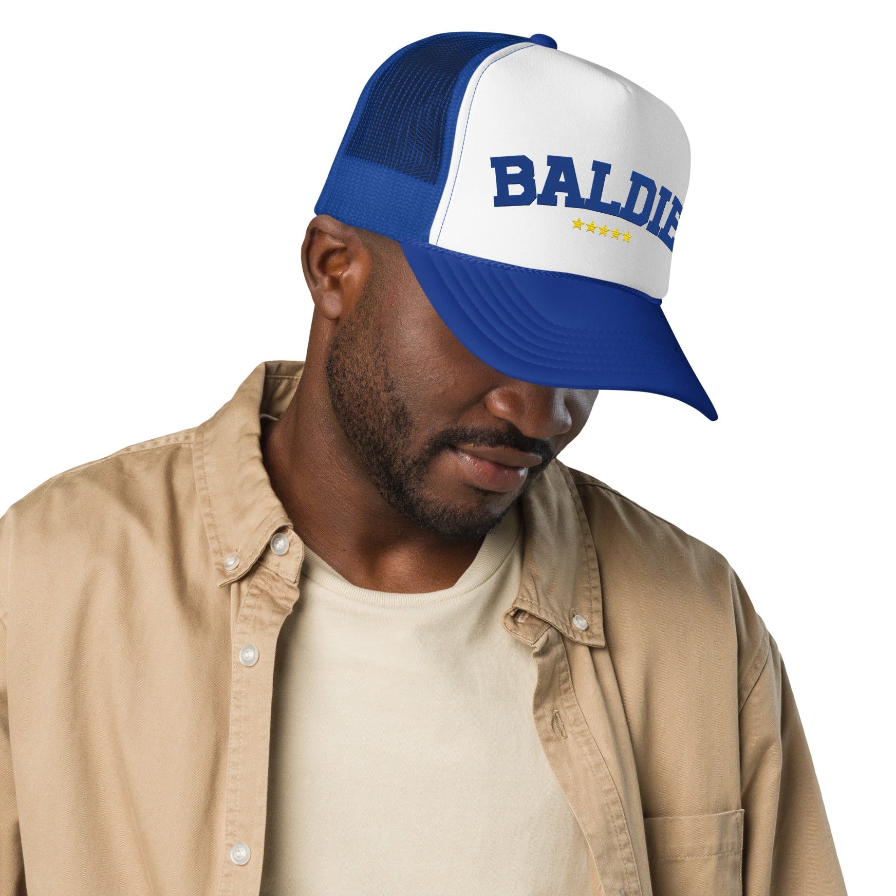 Blue/Red Foam trucker hat