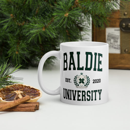 Baldie University Mug (White)