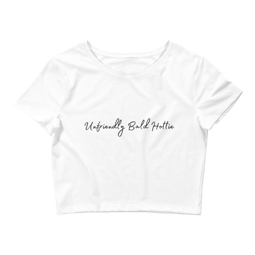 Unfriendly Bald Hottie Tee (White)