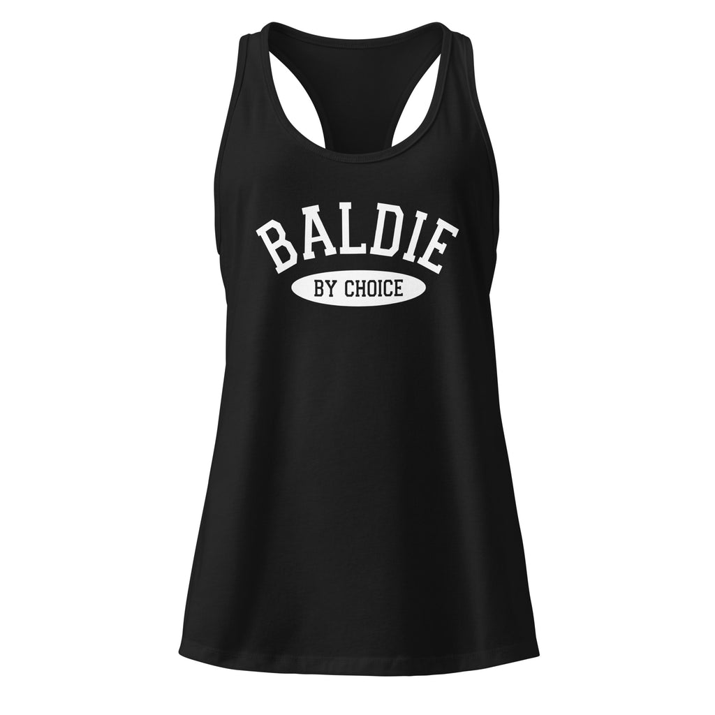 Baldie By Choice Racerback Tank
