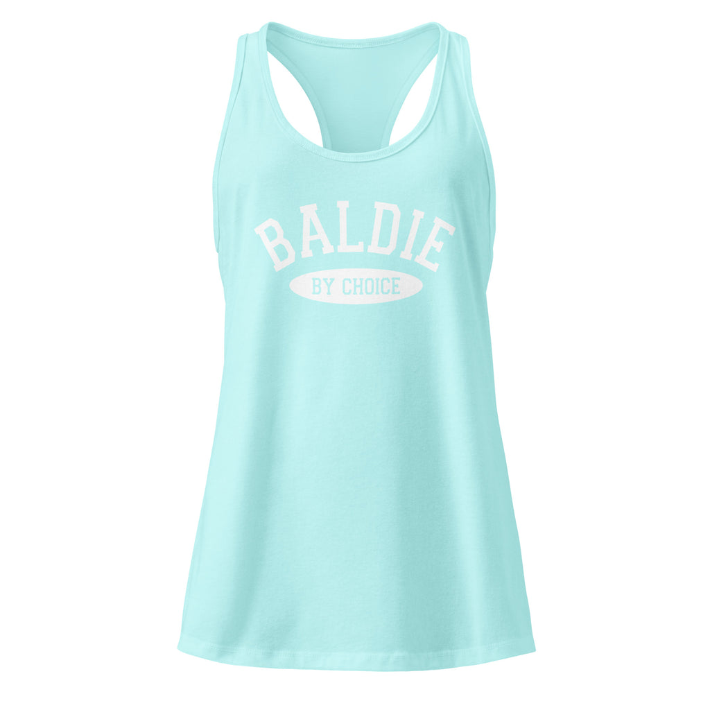Baldie By Choice Racerback Tank