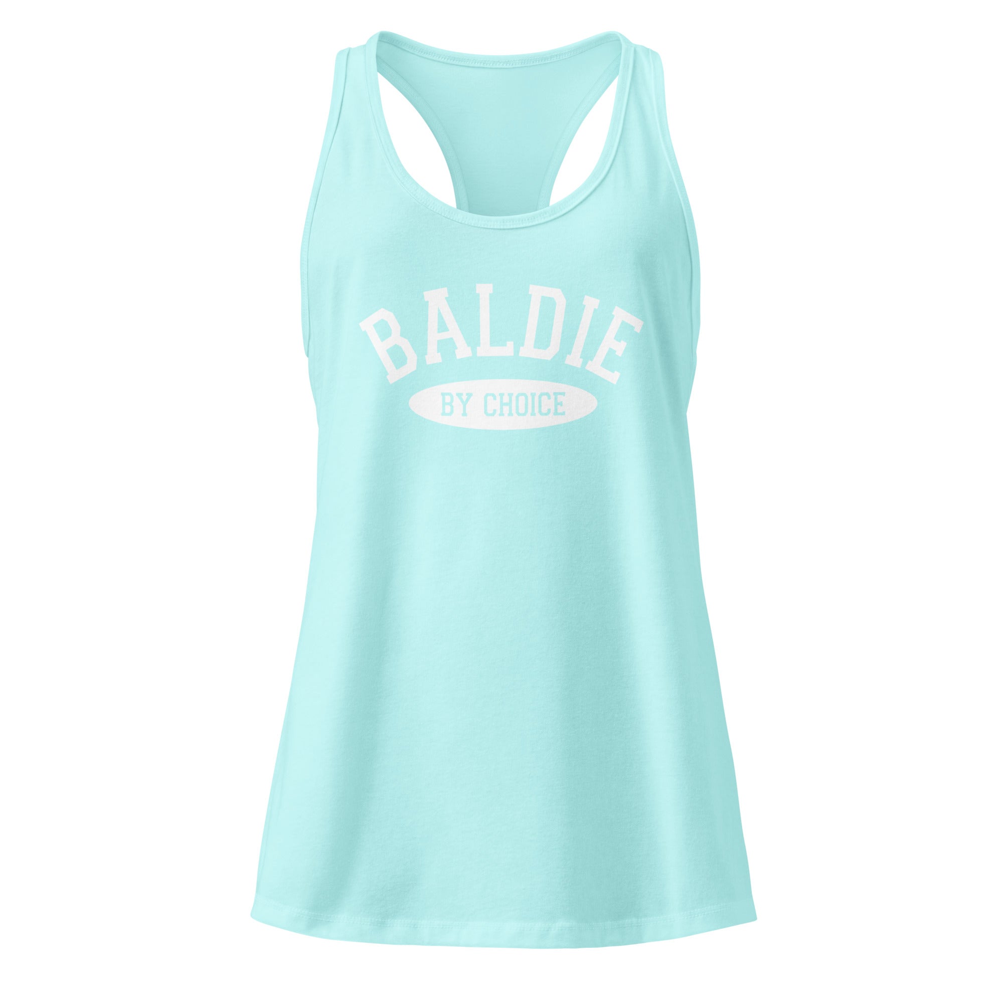 Baldie By Choice Racerback Tank