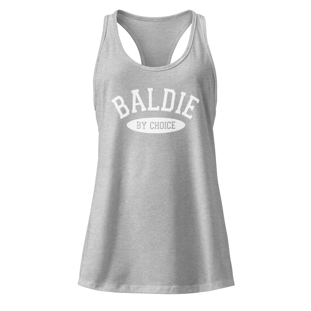 Baldie By Choice Racerback Tank