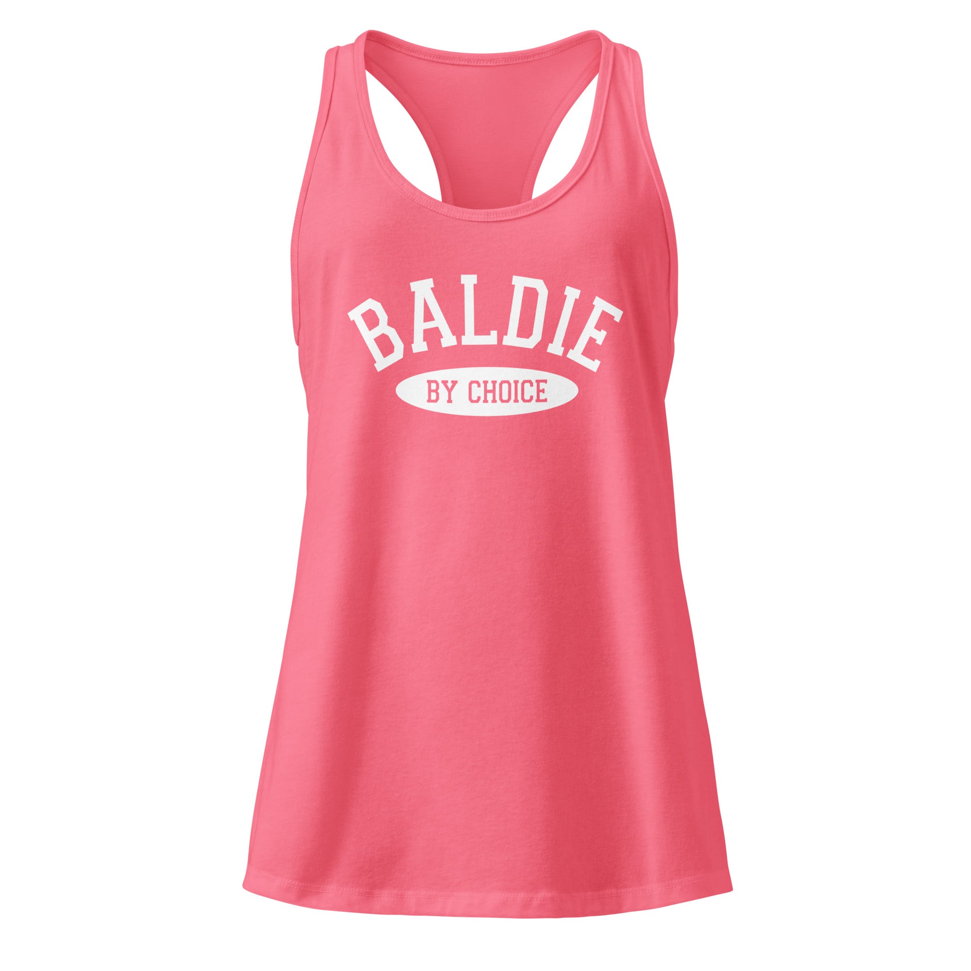 Baldie By Choice Racerback Tank