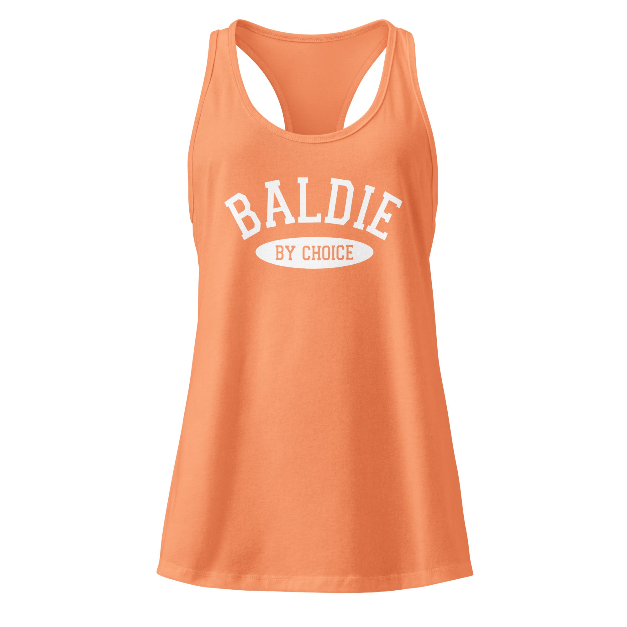 Baldie By Choice Racerback Tank