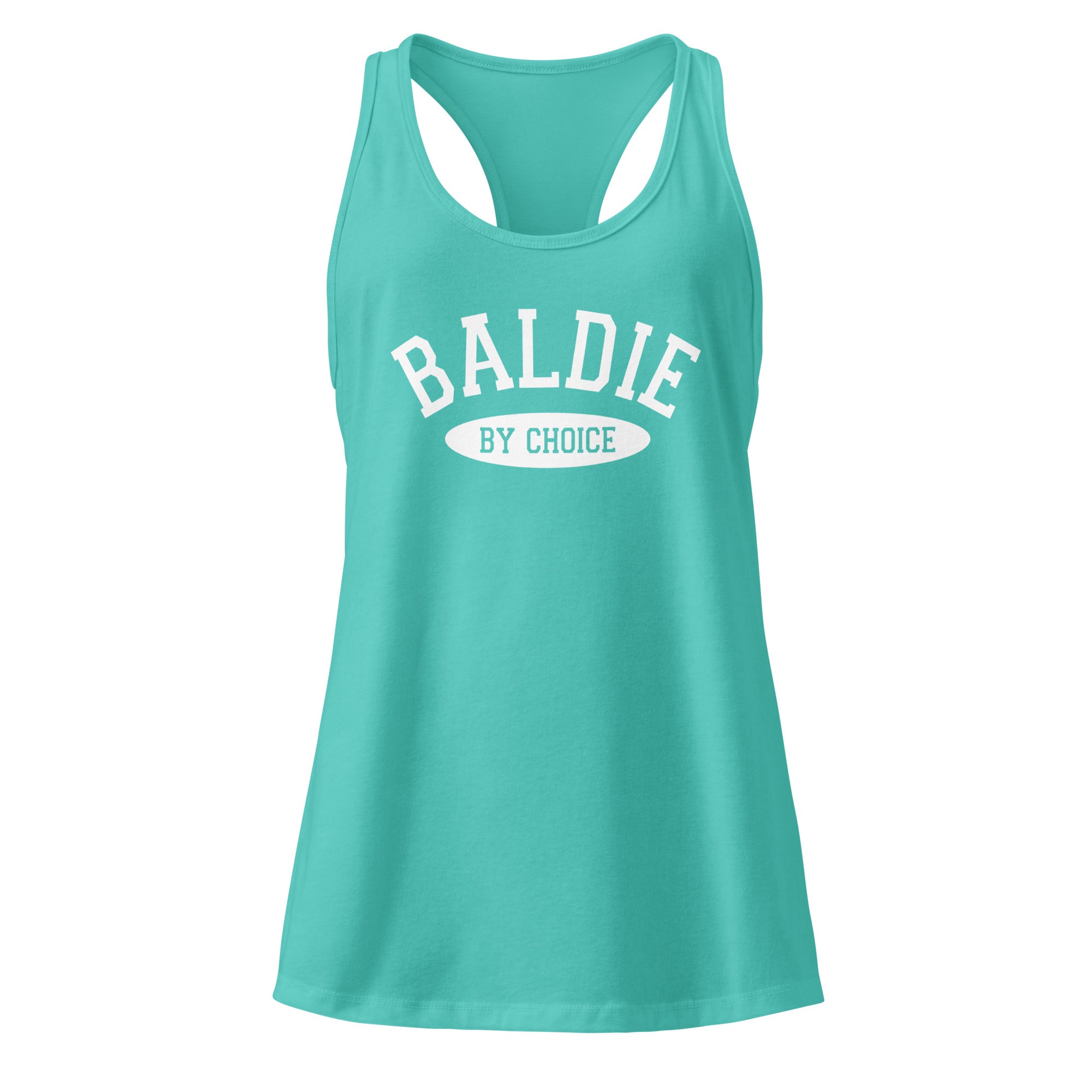 Baldie By Choice Racerback Tank